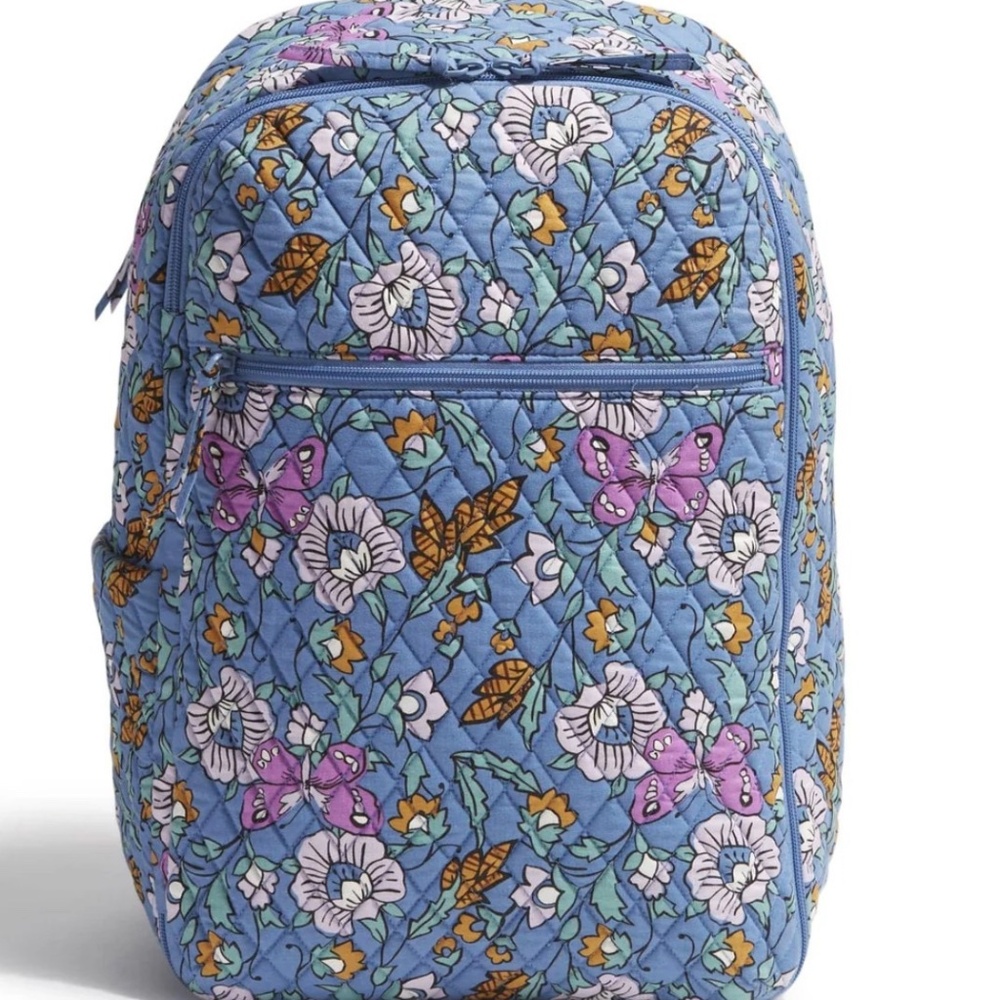 Vera Bradley Lay Flat Travel Backpack Carry On, Wild Prairie R$175 new
